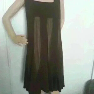 TRADITION  Party/cocktail wedding office dress sheer with nude lining S 10